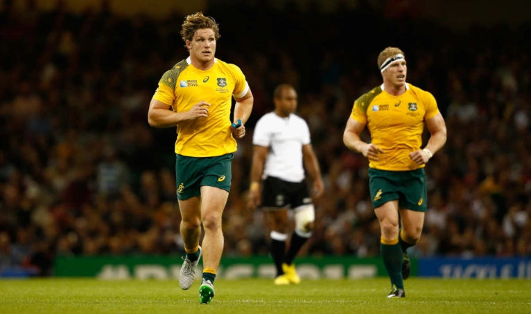 Michael Hooper and David Pocock