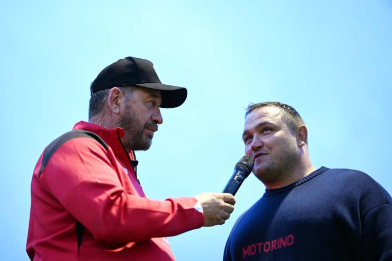 Nick Knowles and Jamie George