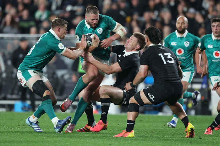 Stuart McCloskey thunders into Jordie Barrett