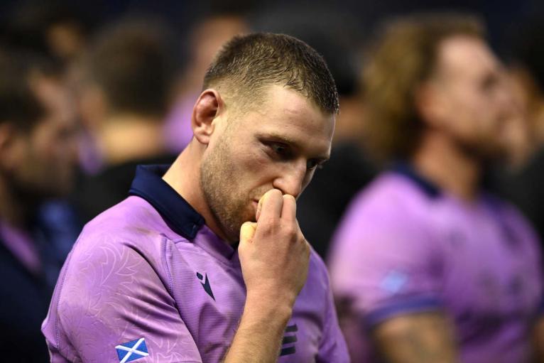 Finn Russell looks dejected