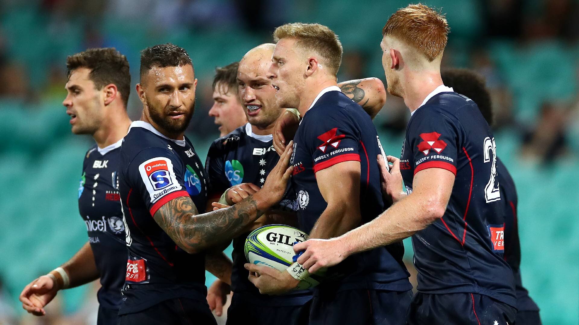 Melbourne Rebels Super Rugby 2018 BLK Sport Home & Away Shirts