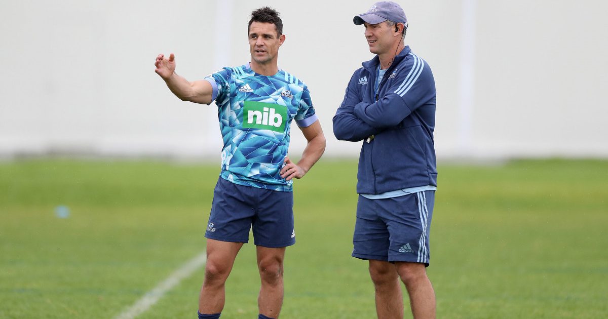 Leon MacDonald lifts lid on Dan Carter's playing future with the Blues