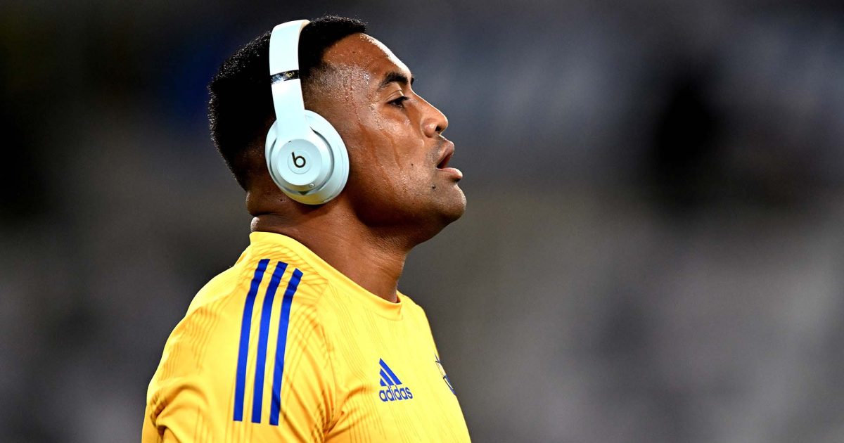 Julian Savea poses during the Hurricanes Super Rugby 2022