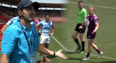 'Unsportsmanlike ' - Controversial scenes as England and Argentina stall play