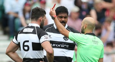 Will Skelton becomes first Barbarians player to be sent off