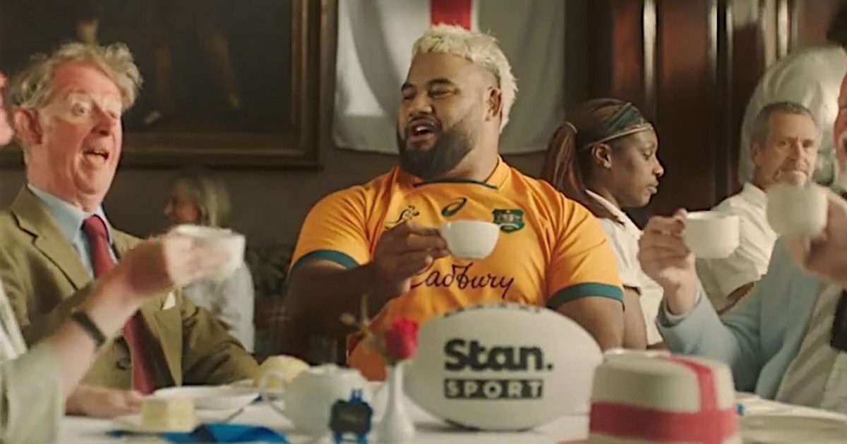 Australian ad tempts fate by going after England rugby fans