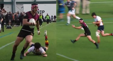 Watch: New Zealand schoolboy goes 90 metres after back-to-back gooseys