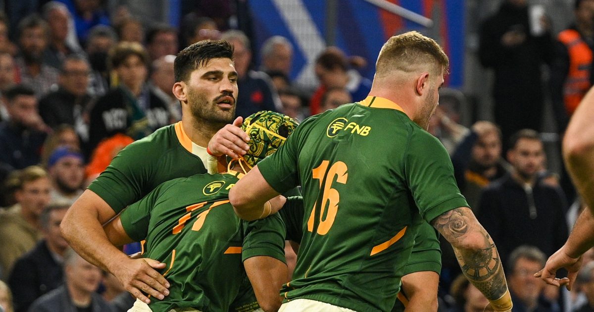 Springboks make four XV changes, bench Eben, go for six/two split