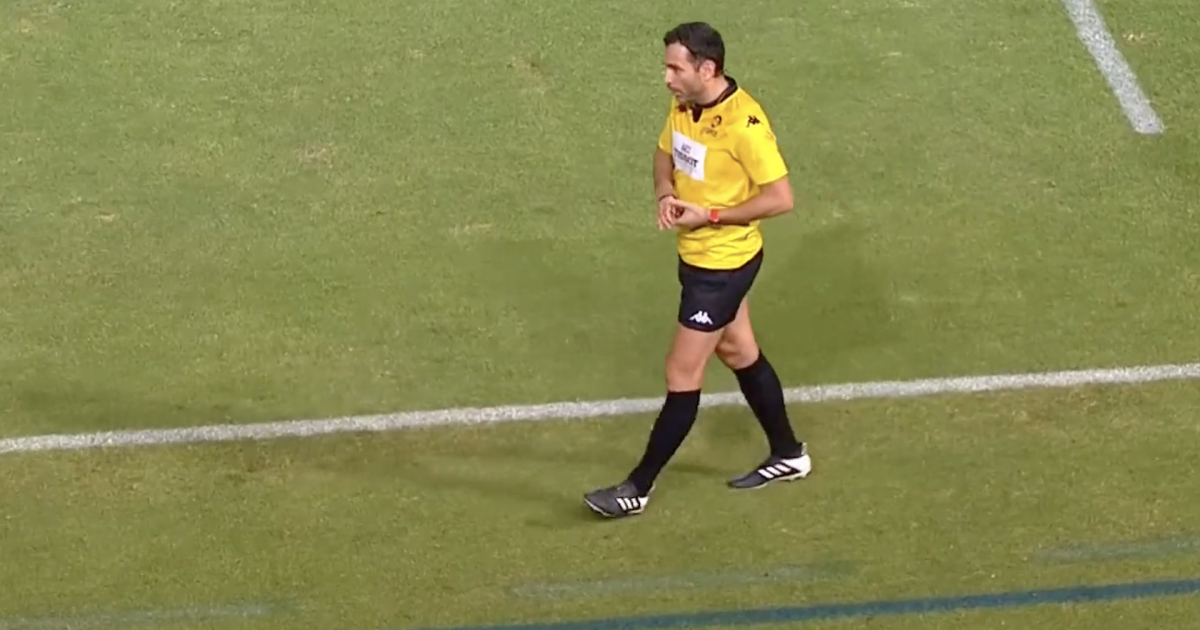 'I'm too old'- Referee Raynal's impromptu exit midway through match