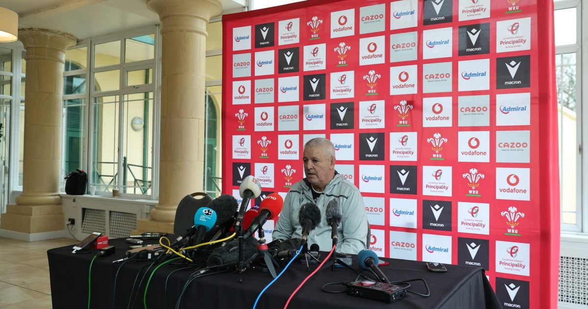 Gatland responds to Tuesday's called-off Wales team announcement
