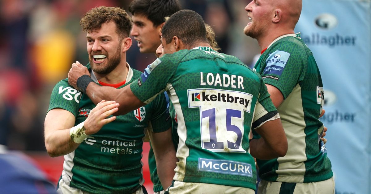 London Irish boost play-off hopes with win over second-placed Sale
