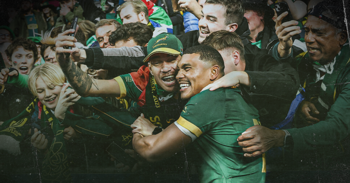 'The Springboks didn't do it for you. They did it for us'