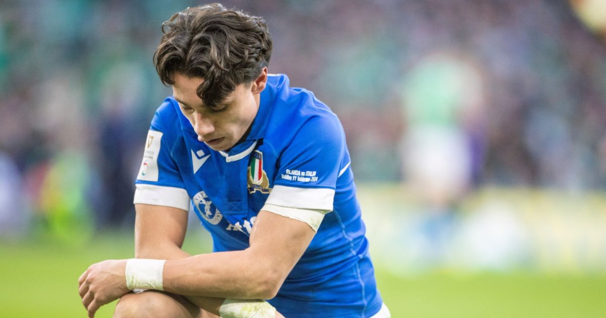 Italy make three changes for Wales with Ange Capuozzo ruled out