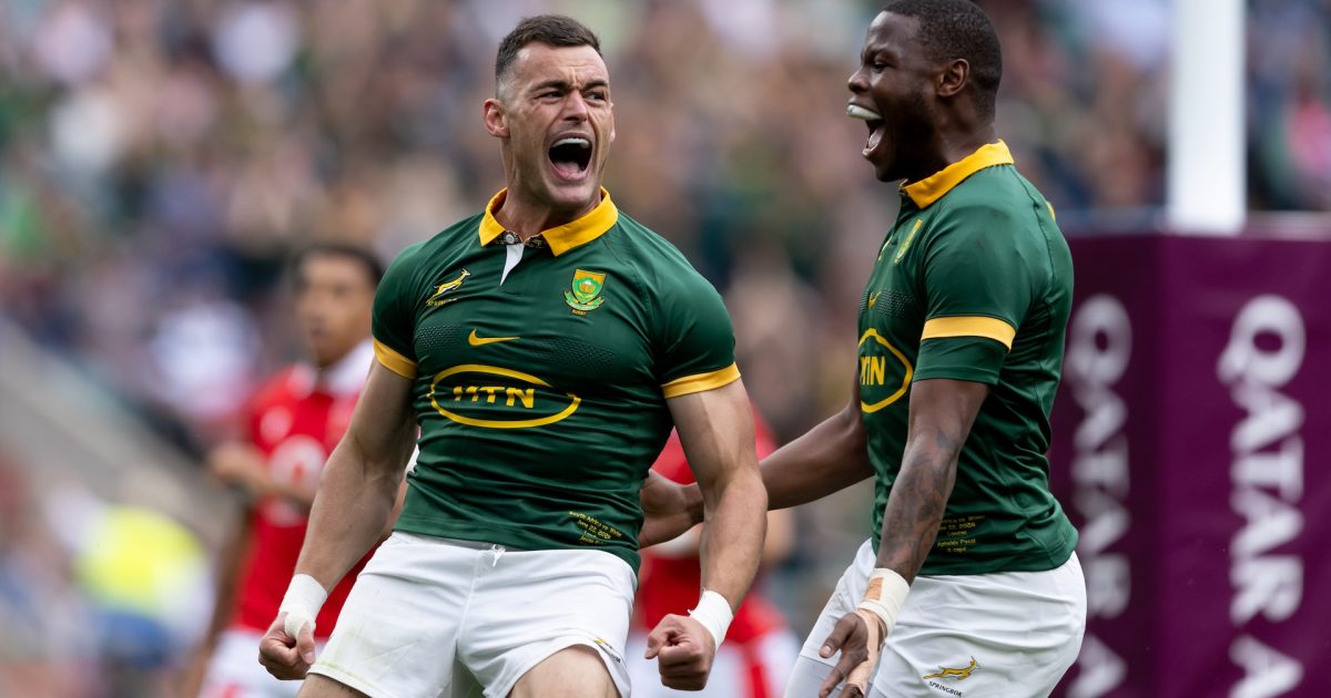 Jesse Kriel reveals his one-rep maxes as Springbok details gym routine