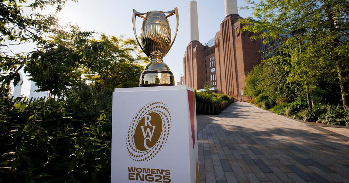 New Women s Rugby World Cup Trophy Revealed To Mark 100 Days To Go new-women-s-rugby-world-cup-trophy-revealed-to-mark-100-days-to-go