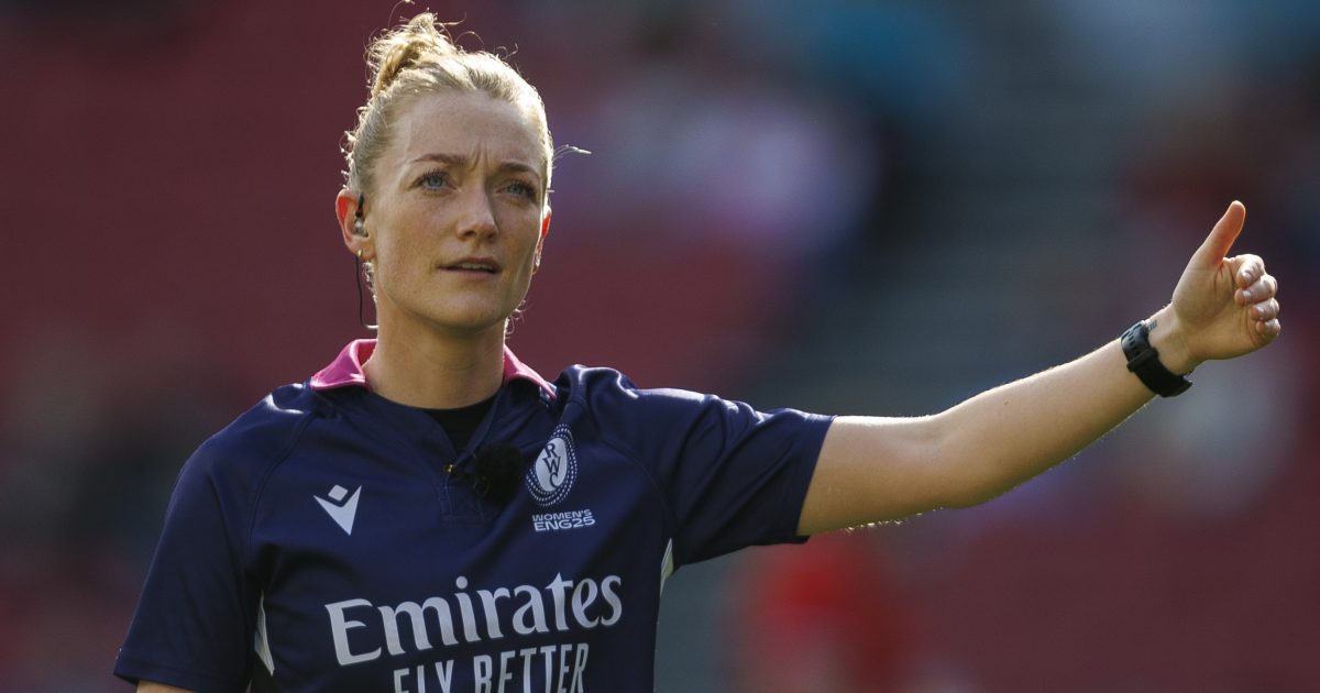 Referee Rug Referee Hollie Davidson to make history in RWC 2025 final