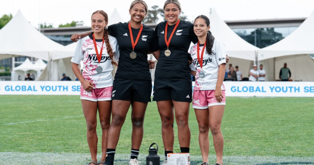 The top seven girls at Global Youth Sevens 2025