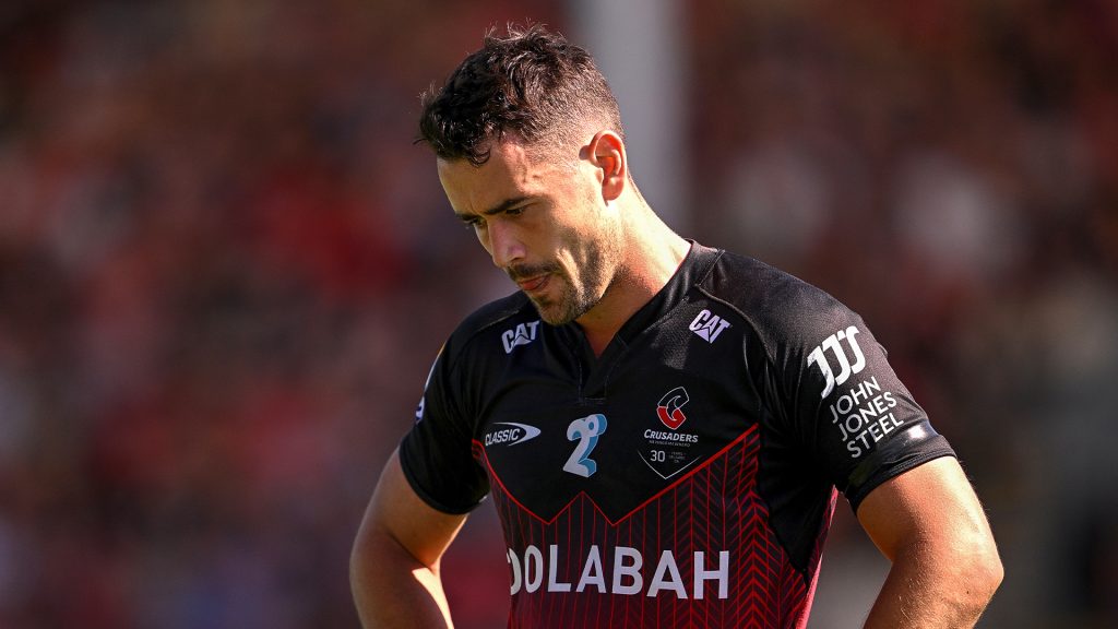 Will Jordan se pierde el resto de la temporada de Super Rugby con Crusaders