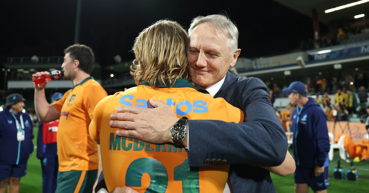 Canda Rugby Departing Wallabies coach Schmidt's message for Australian Rugby