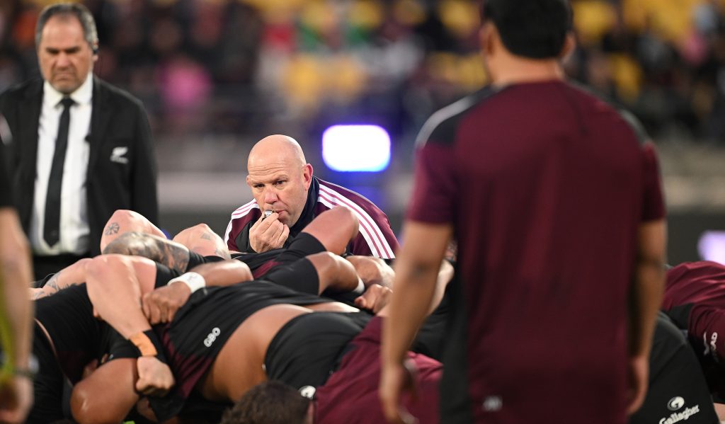 Jason Ryan likens All Blacks' scrum battle to '12 rounds of boxing'